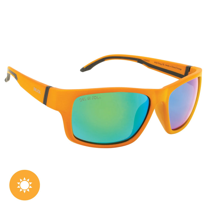 Solize Wild Thing - Green to Orange by DelSol for Men - 1 Pc Sunglasses