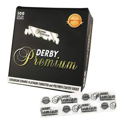 Derby Single Edge Razor Blades 100 Pcs - Premium Asin:B072Hjcfk6 DE-D116-PRE - BarberSets