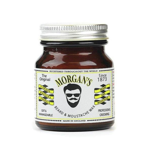 Morgan's Beard & Moustache Wax — 50g Retro Amber Jar