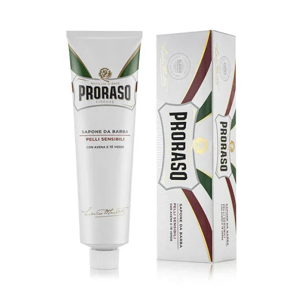 Proraso Shaving Cream in Tube Sensitive Skin White 5.2 oz - Multipack