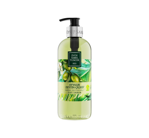 EYUP SABRI TUNCER EST1923-EYUP SABRI TUNCER LIQUID SOAP NATURAL OLIVE OIL AYVALIK OLIVE BLOSSOM 500 ML  LIQUID SOAP NATURAL OLIVE OIL AYVALIK OLIVE BLOSSOM 500 ML