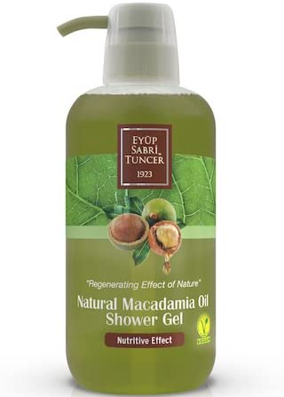 EYUP SABRI TUNCER NATURAL MACADAMIA OIL SHOWER GEL 600 ML NATURAL MACADAMIA OIL SHOWER GEL 600 ML