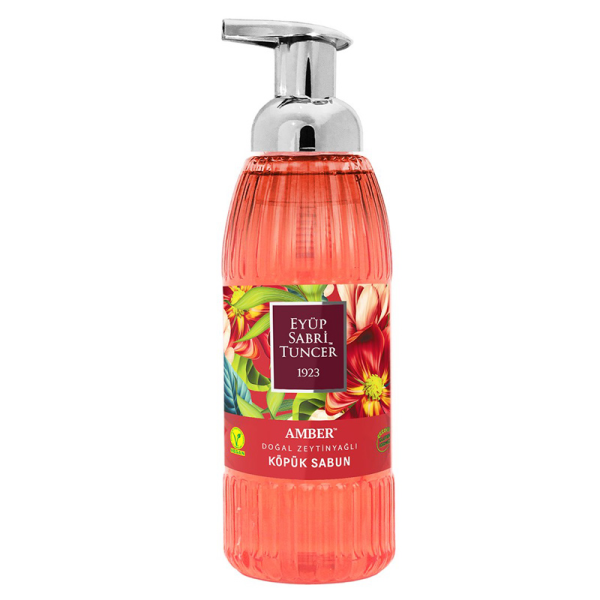 Eyup Sabri Tuncer Foam Soap Natural Olive Oil Amber 500 Ml  Natural Olive Oil Amber 500 Ml