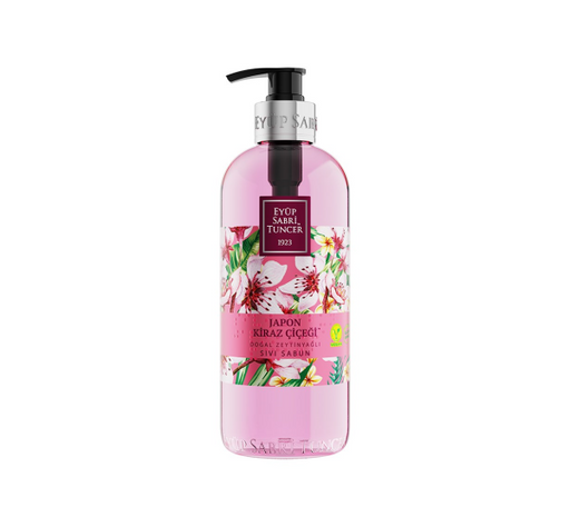 EYUP SABRI TUNCER EST1923-EYUP SABRI TUNCER LIQUID SOAP NATURAL OLIVE OIL JAPANESE CHERRY BLOSSOM 500 ML  LIQUID SOAP NATURAL OLIVE OIL BODRUM MANDARİN 500 ML