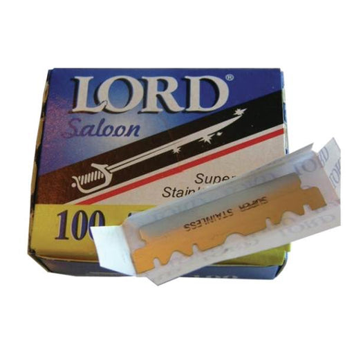 LORD Single Edge Razor Blades 100ct