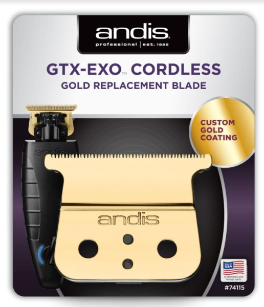 ANDIS Gold Shallow-Tooth T-Blade