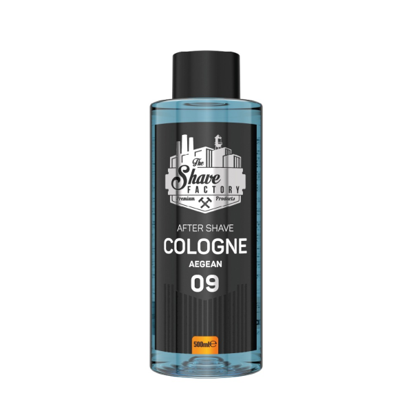 The Shave Factory  After Shave Cologne 09 Aegean 16.9 oz - 500 ml Multipack