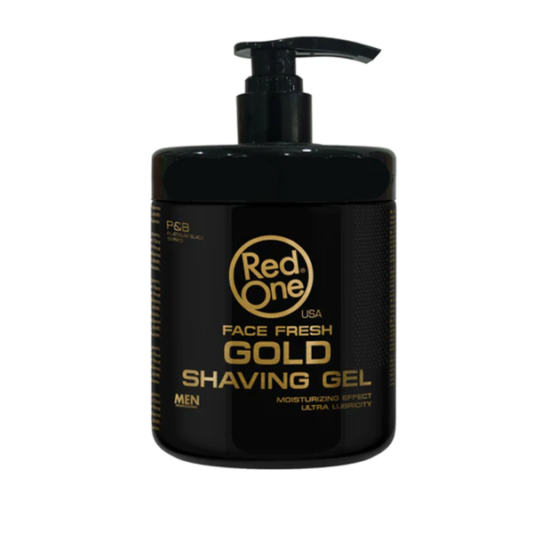 Red One Shaving Gel - Gold, 33.8 fl oz