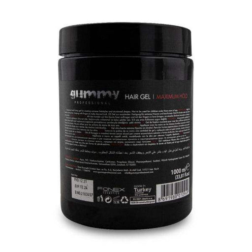 GUMMY Hair Gel Maximum Hold & Extreme Look, 35 oz - BarberSets