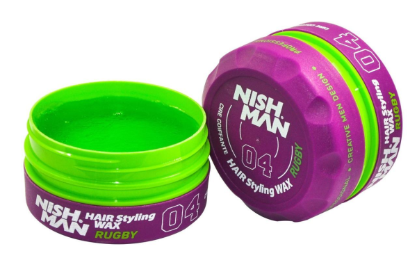 Nishman Hair Styling Wax Rugby 04 - 5.1 fl oz