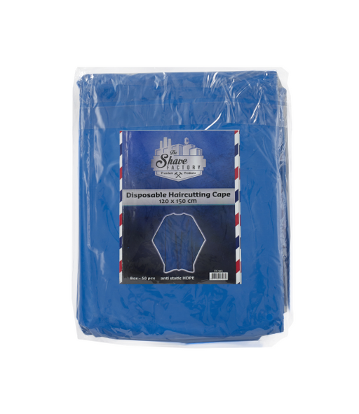 The Shave Factory Disposable Cape Colored — 50 ct