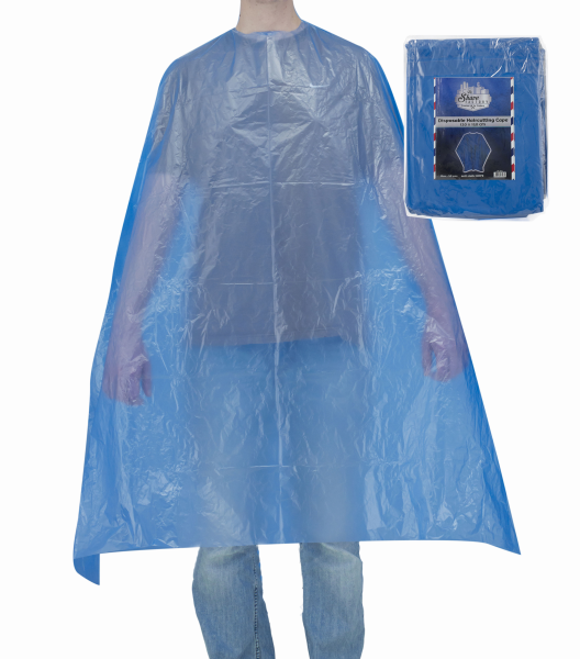 The Shave Factory Disposable Cape Colored - 50 ct
