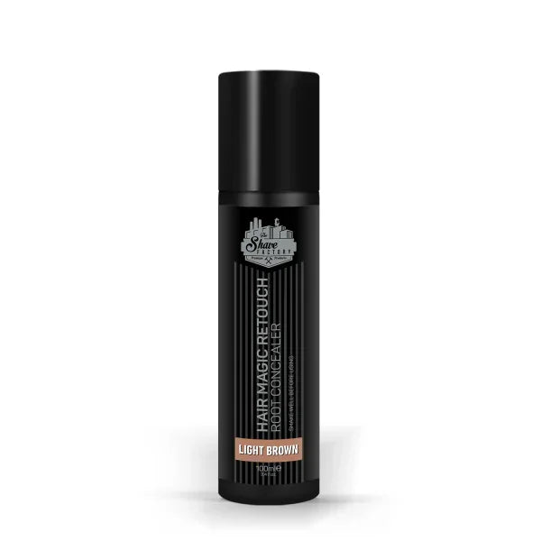 The Shave Factory Hair Magic Retouch Spray - Light Brown - 3.38 oz