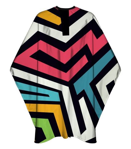 MARMARA BARBER BARBER CAPE FUNKY COLORS