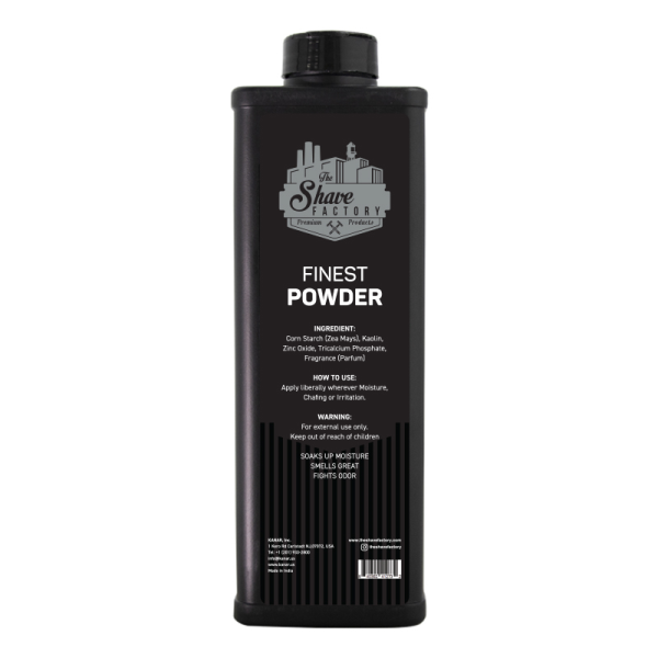 The Shave Factory Finest Talc-Free Powder - 14 oz