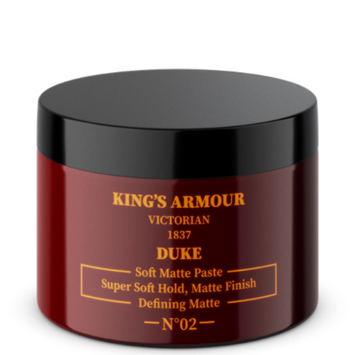 King's Armour DUKE Soft Matte Paste — Super Soft Hold, 110ml