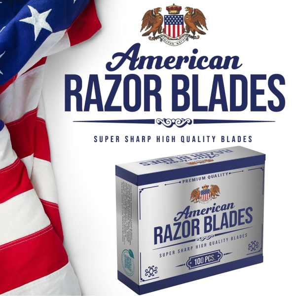 American Razor Blades Double Edge Razor Blades-100 ct