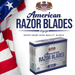 American Razor Blades Double Edge Razor Blades-100 ct