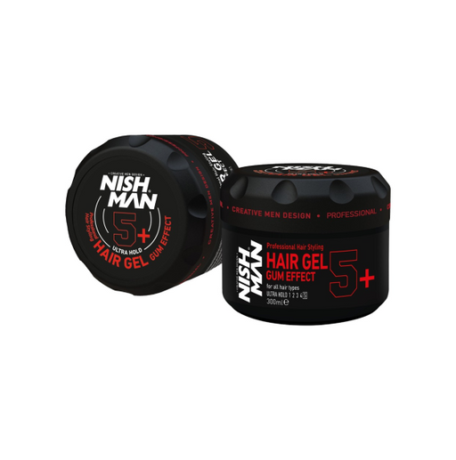 Nishman Ultra Hold Gum Effect Hair Gel 5+ — 300ml