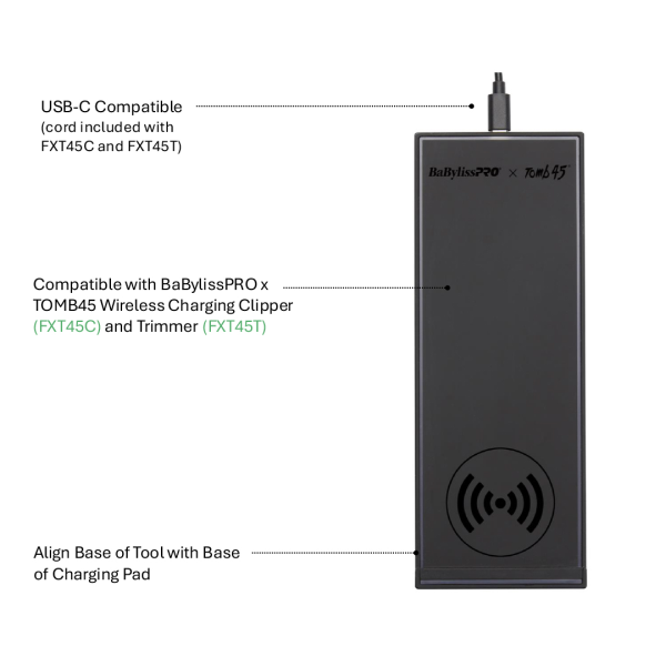BabylissPro x TOMB45 Wireless Charging Pad
