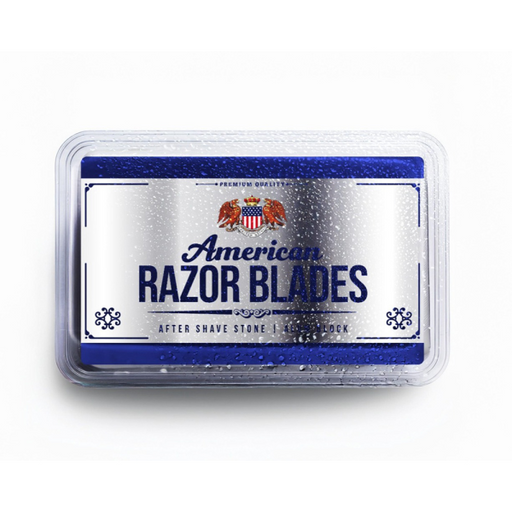American Razor Blades 100g - After Shave Stone - Alum Block  UPC 840302422106 Asin B0DYWFGBH3