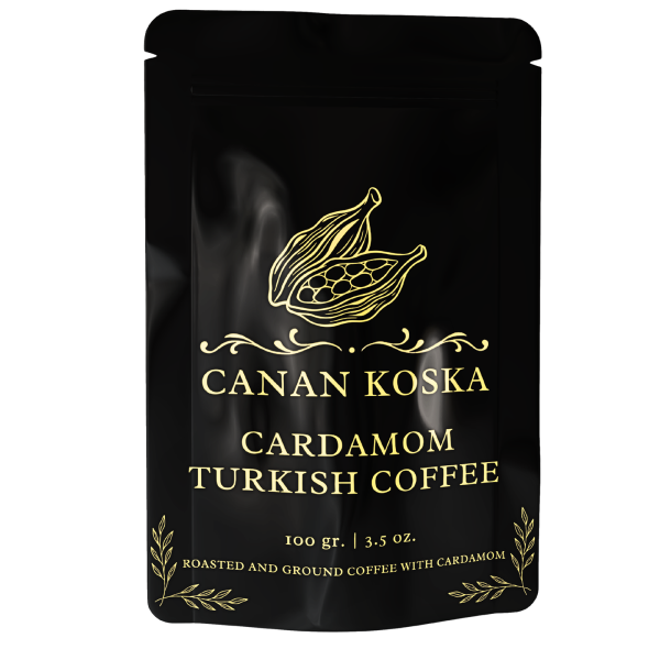 Canan Koska Cardamom Turkish Coffee — Medium Roast, 100g (3.5 oz)