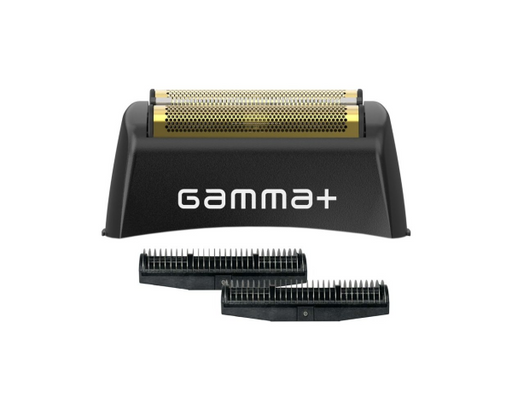Gamma+ Gold Titanium Foil Head & Stainless Echo Cutters for Boosted Shaver