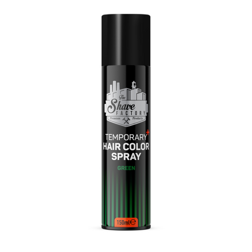 The Shave Factory Temporary Hair Color Spray — Green 150ml