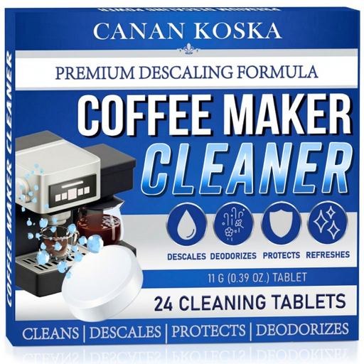 Canan Koska Coffee Machine Descaler Tablets — 24 Count Universal