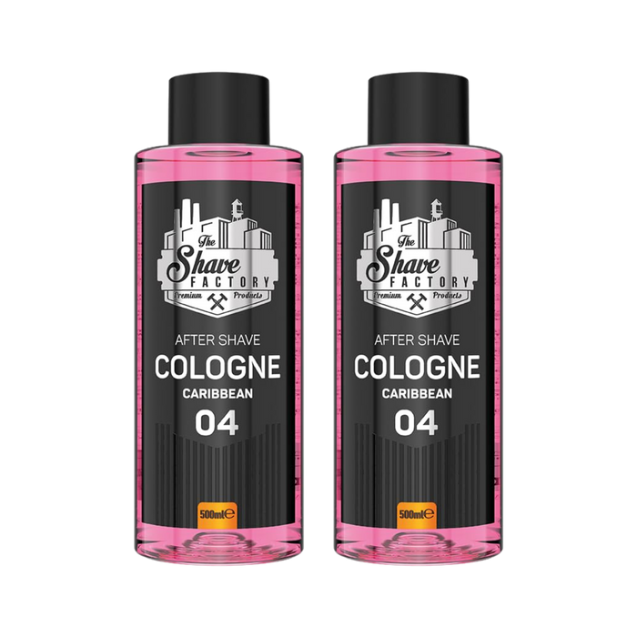 The Shave Factory No. 4 Caribbean Aftershave Cologne (Multipack)