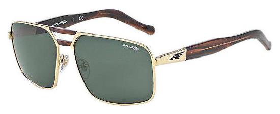 Arnette AN 3068 503-71 Smokey - Gold Havana-Green by Arnette for Men - 60-15-140 mm Sunglasses