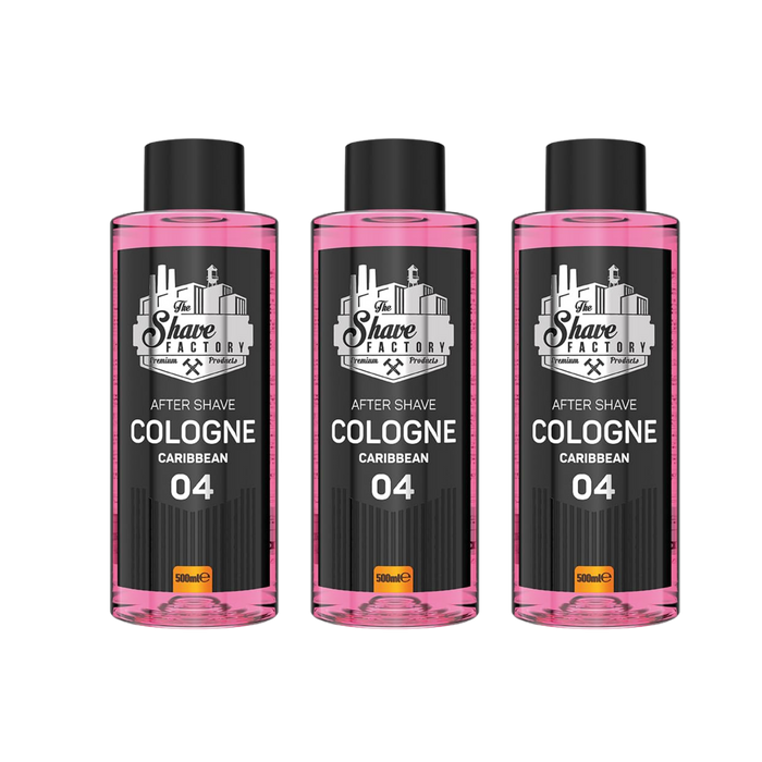 The Shave Factory No. 4 Caribbean Aftershave Cologne (Multipack)