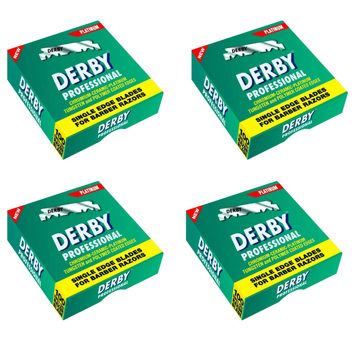 Derby Prof Single Edge Razor Blades 100ct - BarberSets