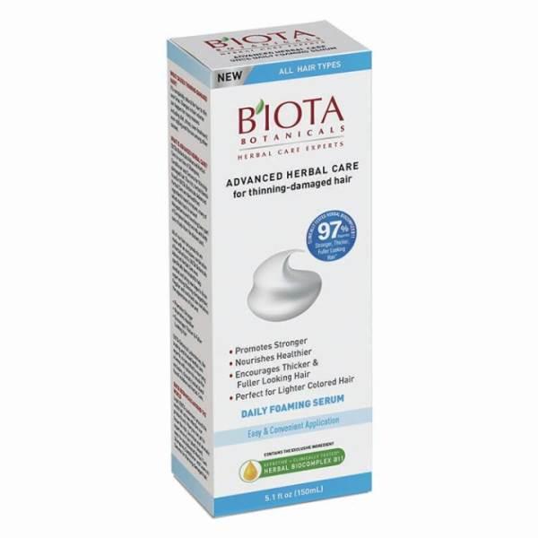 Biota Botanicals Advanced Herbal Care Foaming Serum for Thinning - Damaged Hair 5.1 oz (0.3lb)