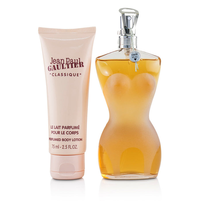 Classique by Jean Paul Gaultier for Women - 2 Pc Gift Set 1.7oz EDT Spray, 2.5oz Perfumed Body Lotion