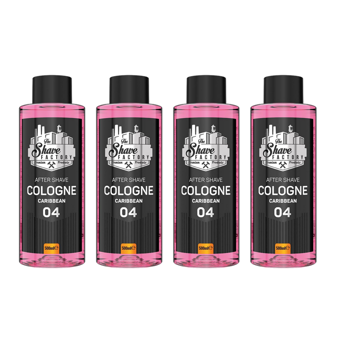 The Shave Factory No. 4 Caribbean Aftershave Cologne (Multipack)