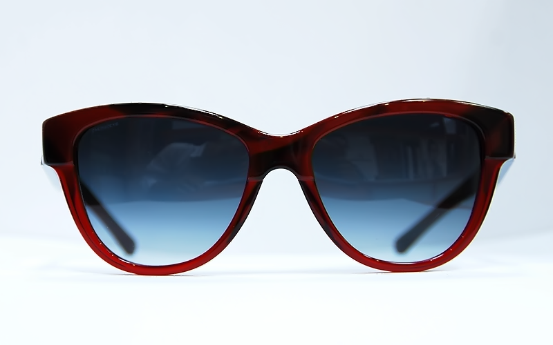 Burberry BE 4206 3591-8G - Top Red Horn On Bordeaux-Grey Gradient by Burberry - 55-17-140 mm Sunglasses