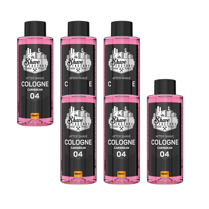 The Shave Factory No. 4 Caribbean Aftershave Cologne (Multipack)
