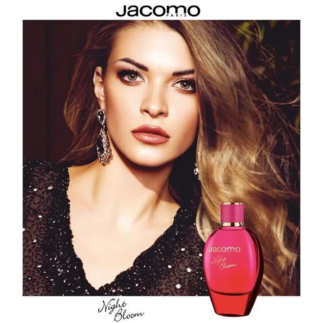 Night Bloom de Jacomo para mujeres - Spray EDP de 3,4 oz