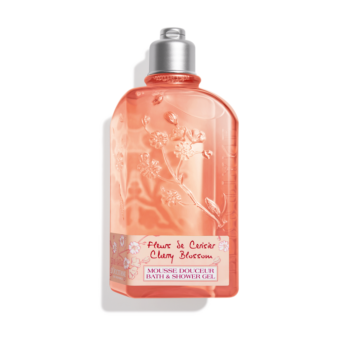 Cherry Blossom by LOccitane for Women - 8.4 oz Bath and Shower Gel