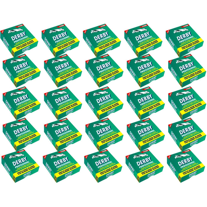 Derby Prof Single Edge Razor Blades 100ct - BarberSets