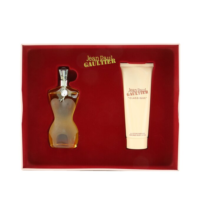 Classique by Jean Paul Gaultier for Women - 2 Pc Gift Set 1.7oz EDT Spray, 2.5oz Perfumed Body Lotion