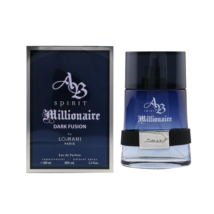 Ab Spirit Millionaire Dark Fusion by Lomani for Men - 3.3 oz EDP Spray