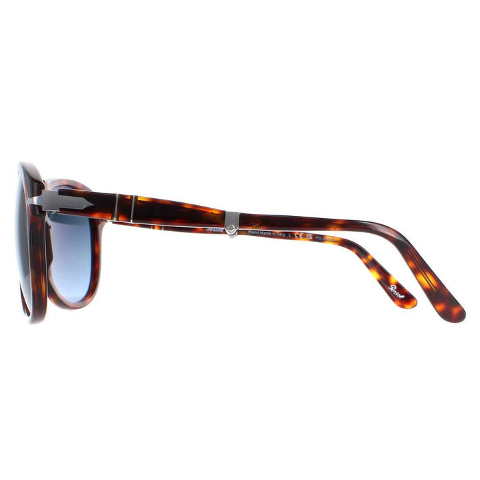 Persol PO714 24-S3 - Havana-Blue Faded Polarized by Persol for Men - 54-21-140 mm Sunglasses
