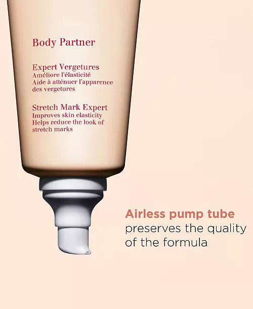 Body Partner Stretch Mark Expert de Clarins para unisex - Loción corporal de 5,8 oz