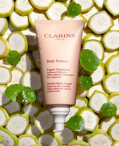 Body Partner Stretch Mark Expert de Clarins para unisex - Loción corporal de 5,8 oz