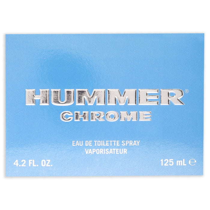 Hummer Chrome by Hummer for Men - 4.2 oz EDT Spray