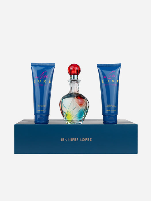 Live Luxe by Jennifer Lopez for Women - 3 Pc Gift Set 3.4oz EDP Spray, 2.5oz Shower Gel, 2.5oz Body Lotion