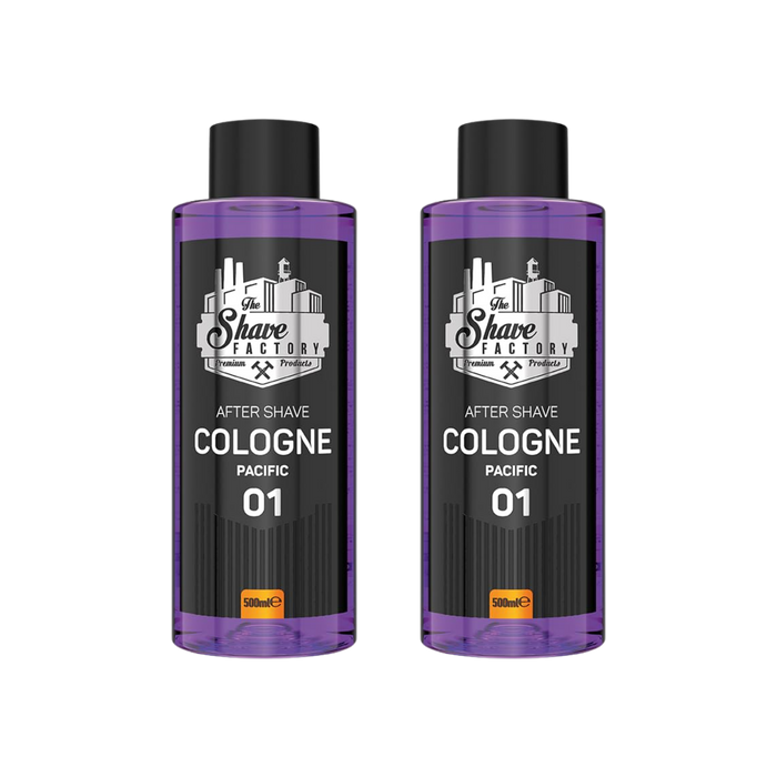 The Shave Factory No. 1 Pacific Aftershave Cologne (Multipack)