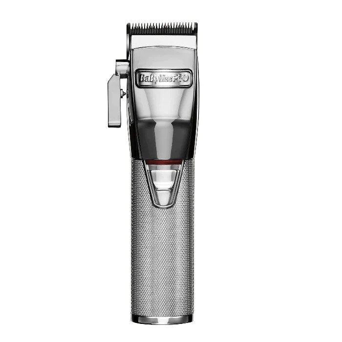 BaBylissPRO SilverFX Cord/Cordless Clipper FX870S OR Metal Outliner Trimmer FX878S + Charging Base Stand OR All Together Combo Set